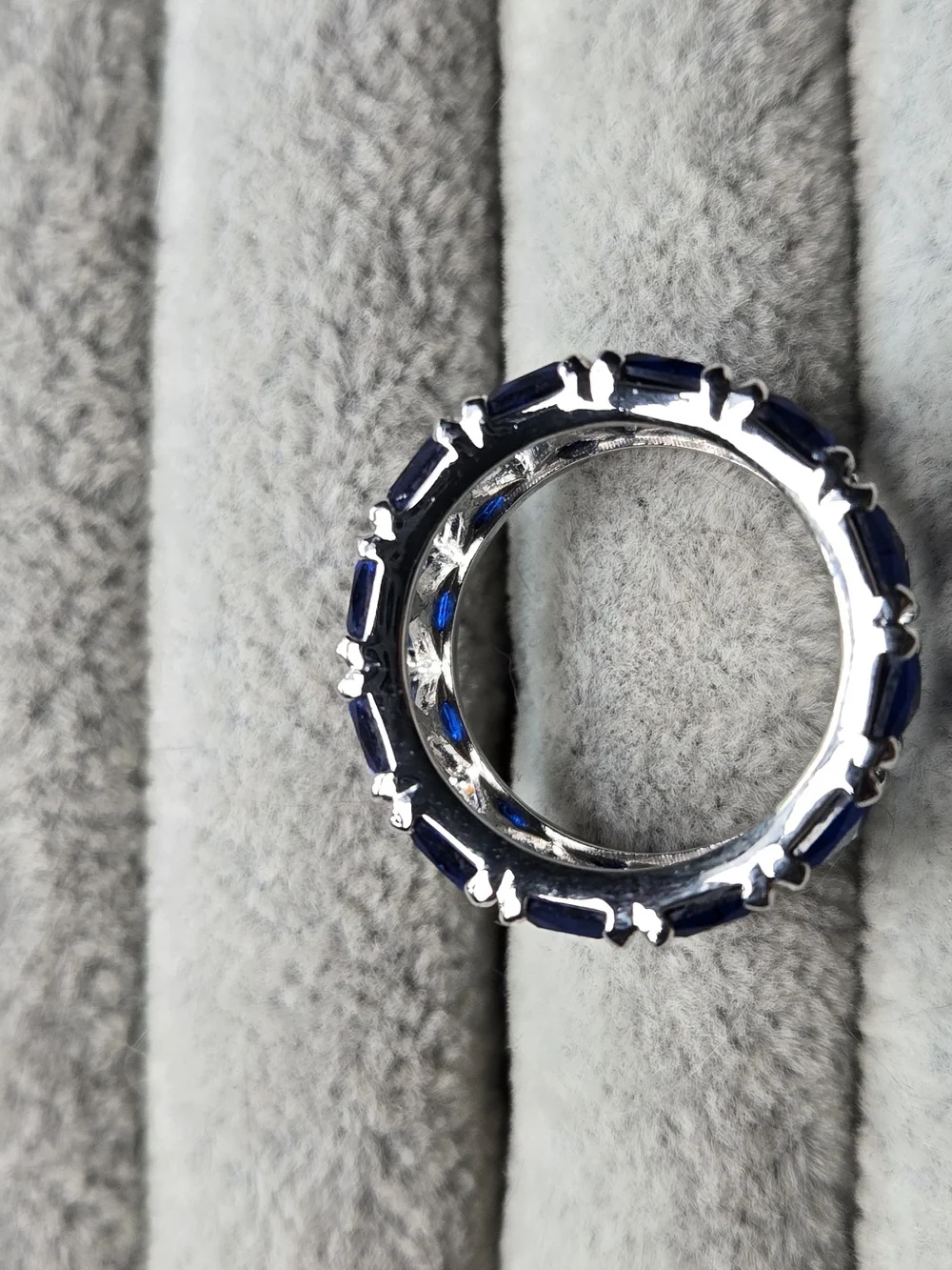 Size 6 Bomb Party Septembe Cubic Zirconia Kaleidoscope Of Sparkle Rhodium Plated